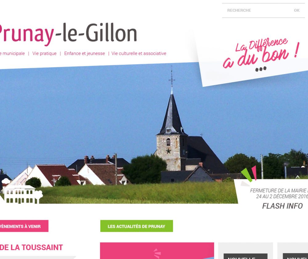 Site internet de Prunay-le-Gillon (28).